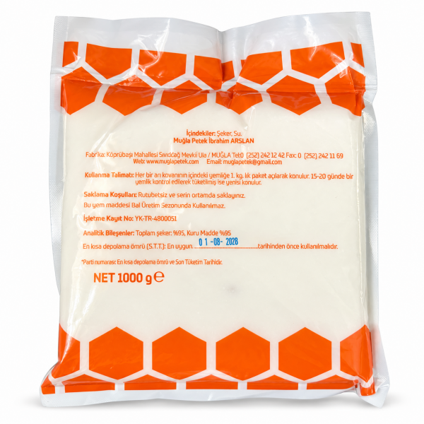 Fondan Arı Keki 1 KG – Arı Besleme Yemi (100 kg ve üzeri ücretsiz kargo)