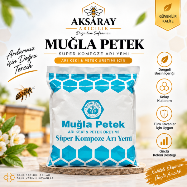 Süper Kompoze Arı Keki 1 KG (100 kg ücretsiz kargo)