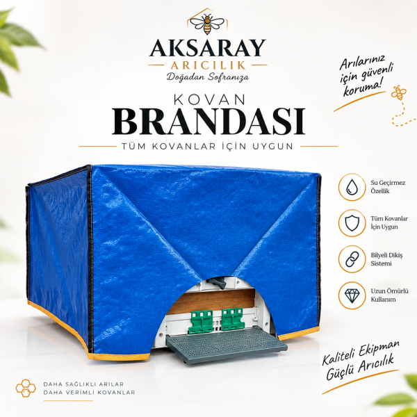 Arıcılık Kovan Brandası 1 Adet – Su Geçirmez Kovan Koruma Brandası