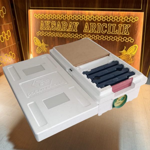 Çift Bölmeli Strafor Ana Arı Kutusu ( 1 ADET )