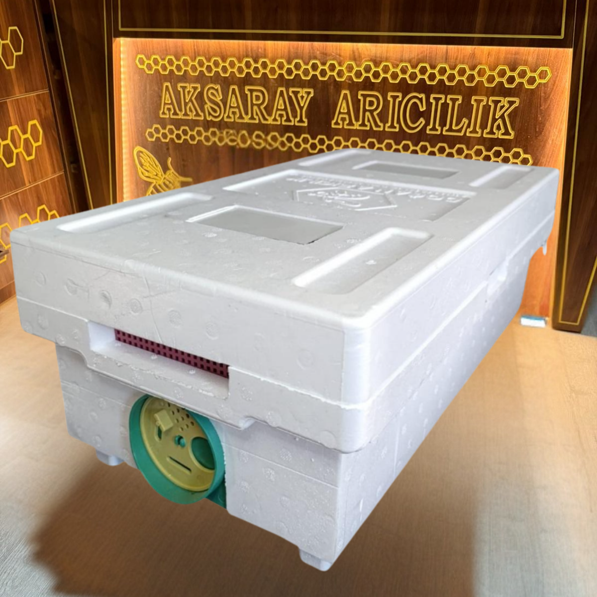 Çift Bölmeli Strafor Ana Arı Kutusu ( 1 ADET )