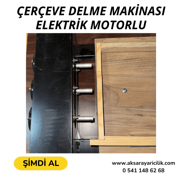 Çerçeve Delme Makinası - Motorlu 3'Lü