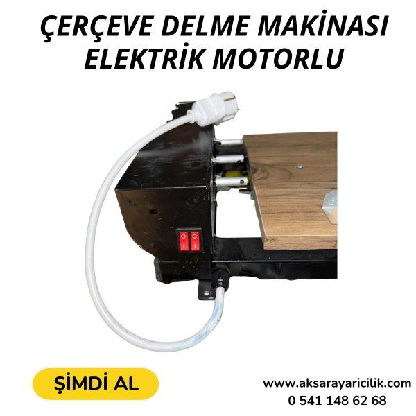 Çerçeve Delme Makinası - Motorlu 3'Lü
