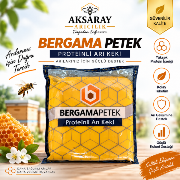 Proteinli Arı Keki Bergama Petek – Arı Besleme Keki Tam Yem